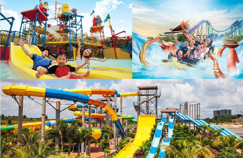 Legoland Water Park, Desaru Coast Adventure Waterpark & Austin Heights Water & Adventure Park is located in Johor.