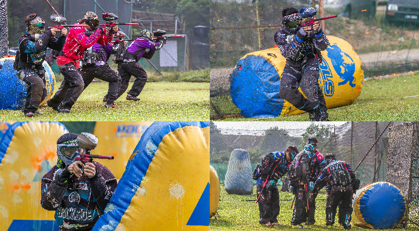 AOV Paintball @ Desa Tebrau. Paint ball is one of the best teamwork activities.