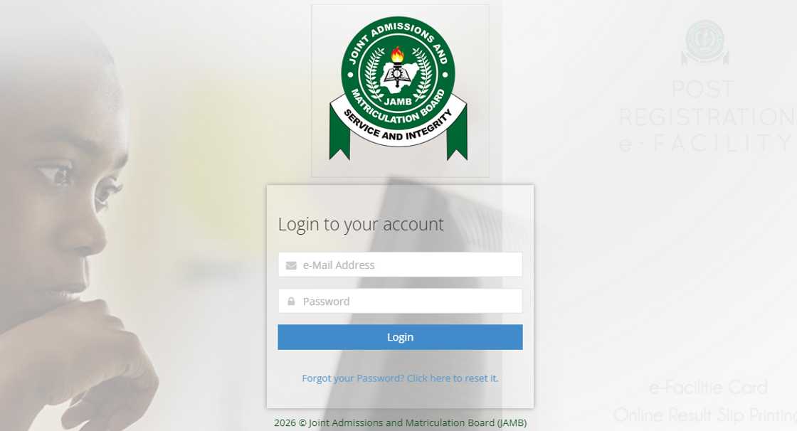 JAMB Portal
