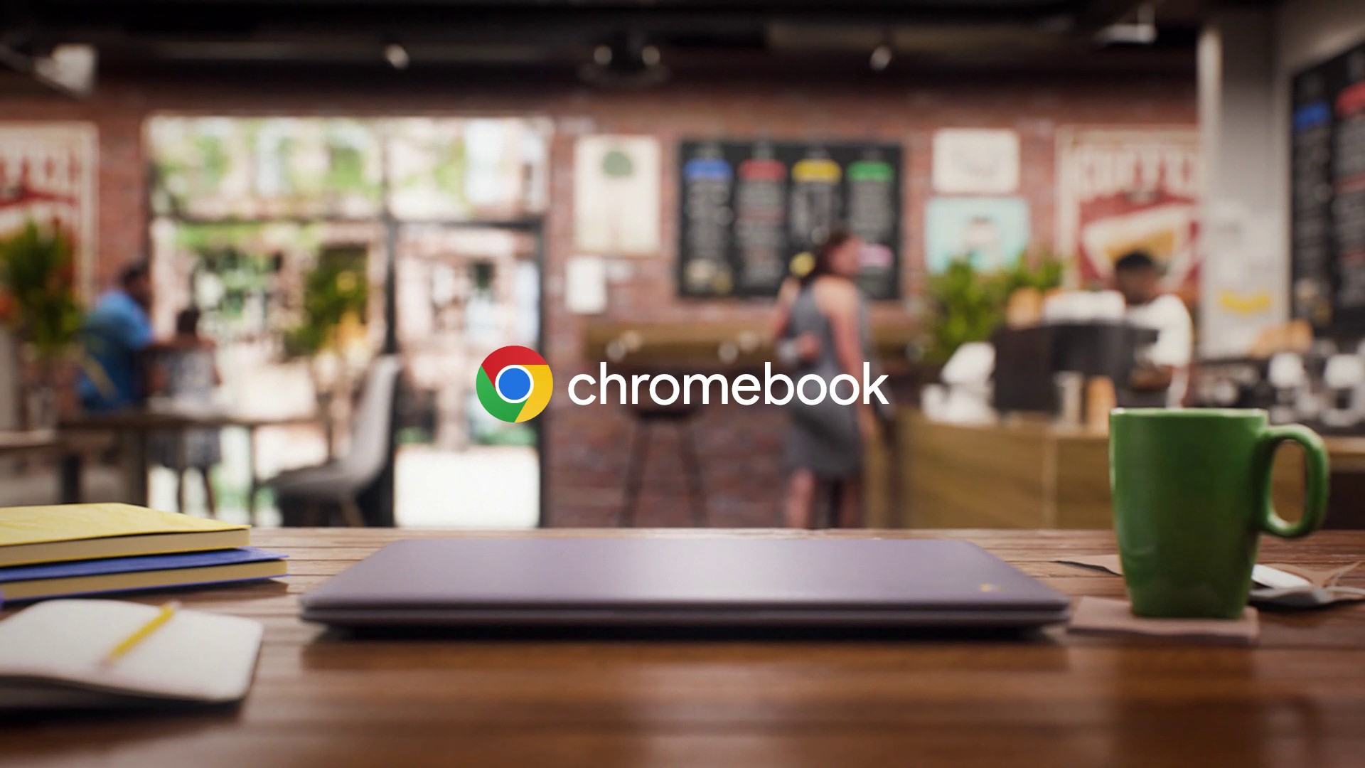 thumbnail video image 2 of HP Chromebook 14 inch Laptop PC 2K IPS Chrome OS Intel N150 4GB 128GB UFS Meteor Silver with Gemini, 2 of 21
