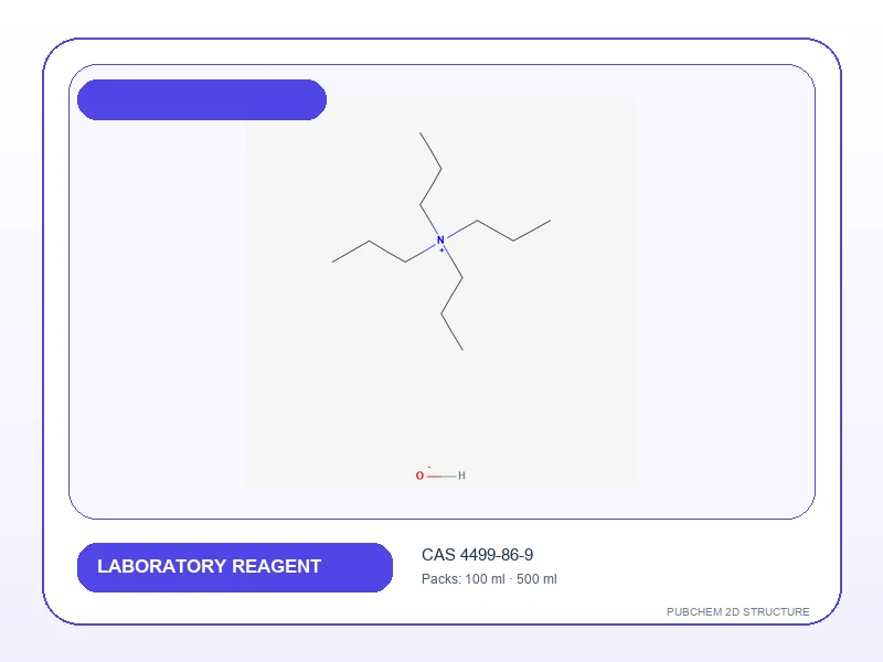 Tetrapropyl Ammonium Hydroxide 20% Aqueous