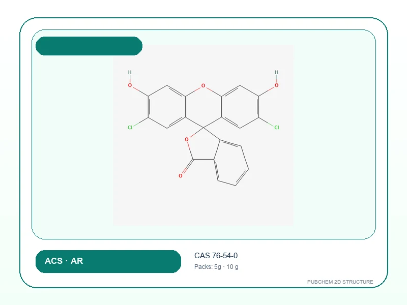 2,7-dichloro Fluorescein Ar/acs
