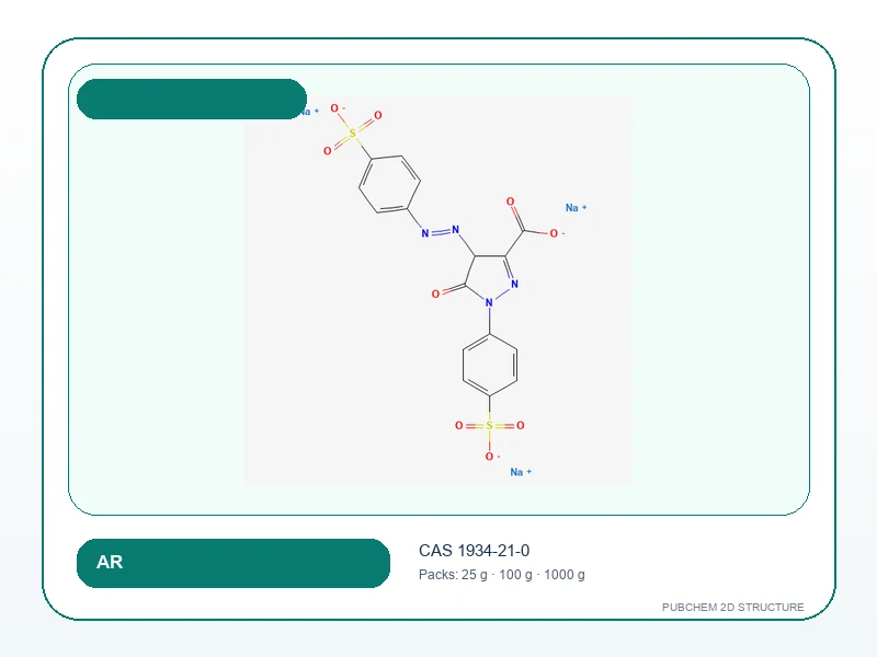 TARTRAZINE AR/For Microscopy