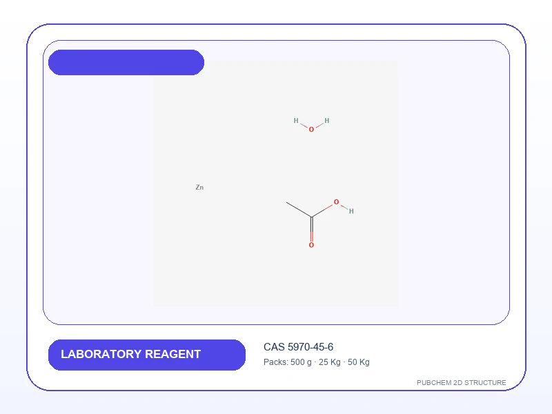 ZINC ACETATE DIHYDRATE 98% Extra Pure