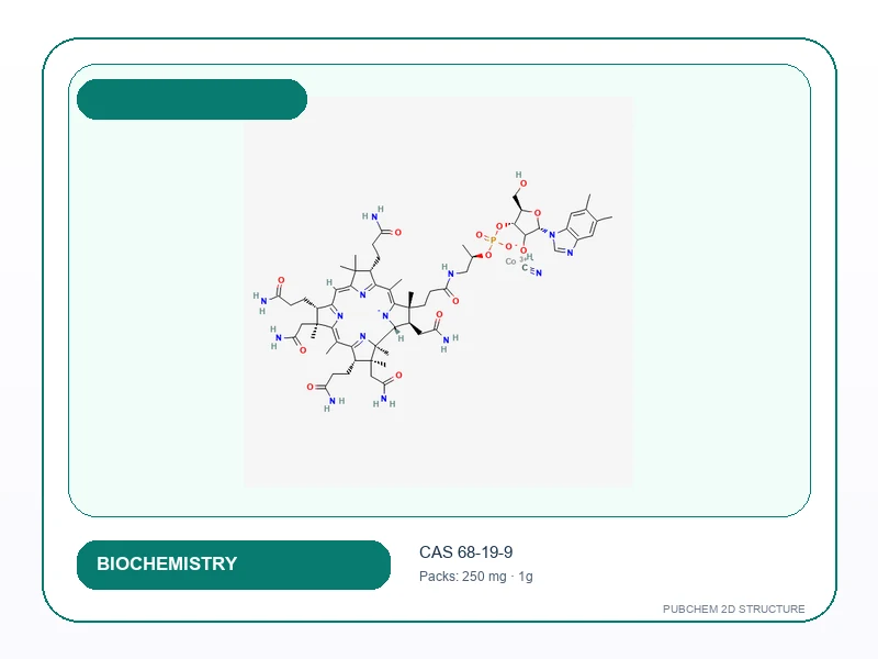 CYANOCOBALAMINE 96% For Biochemistry