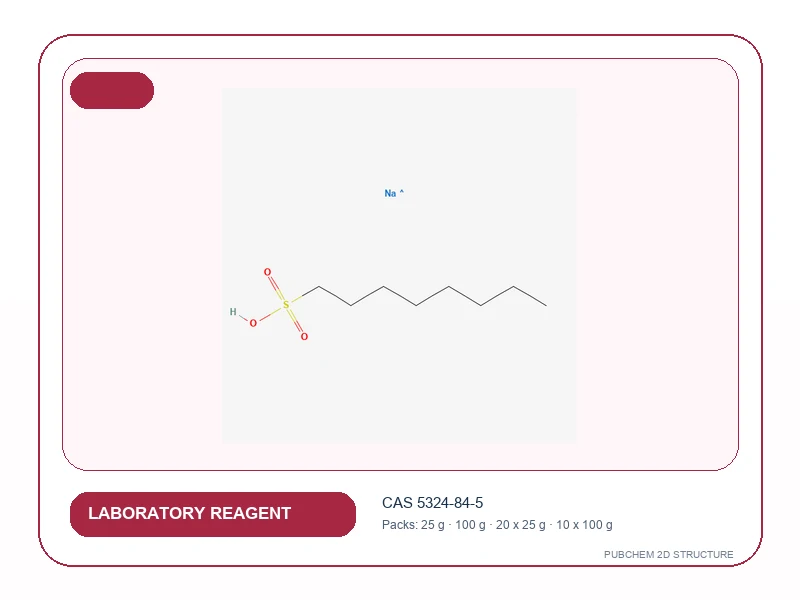 1-octane Sulphonic Acid Sodium Salt Anhydrous