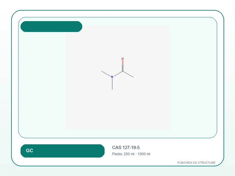 N,n-dimethyl Acetamide 99.9% GC