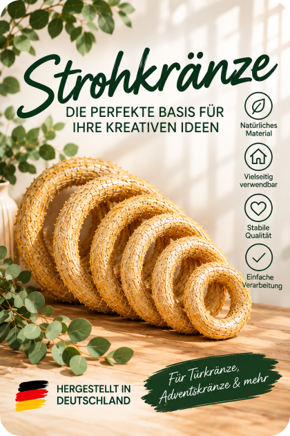 Strohkränze Natur