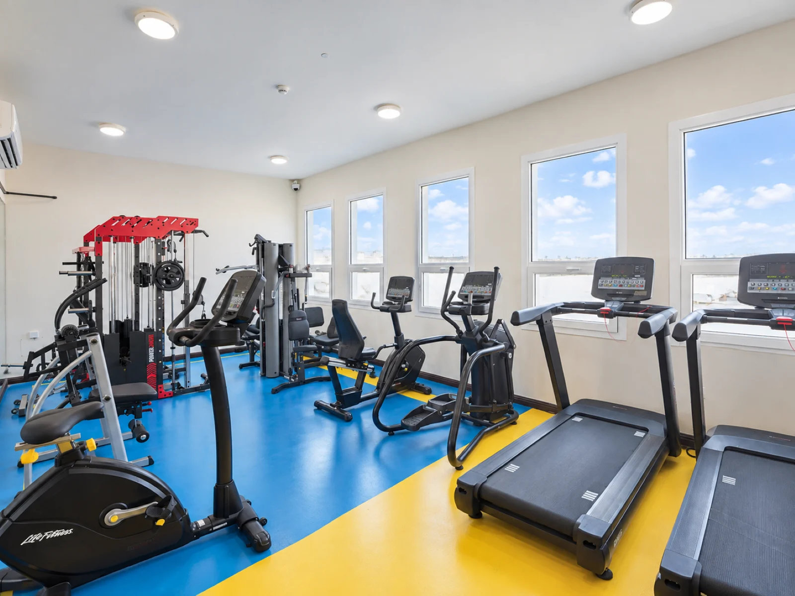 Bright Modern Gym Interior