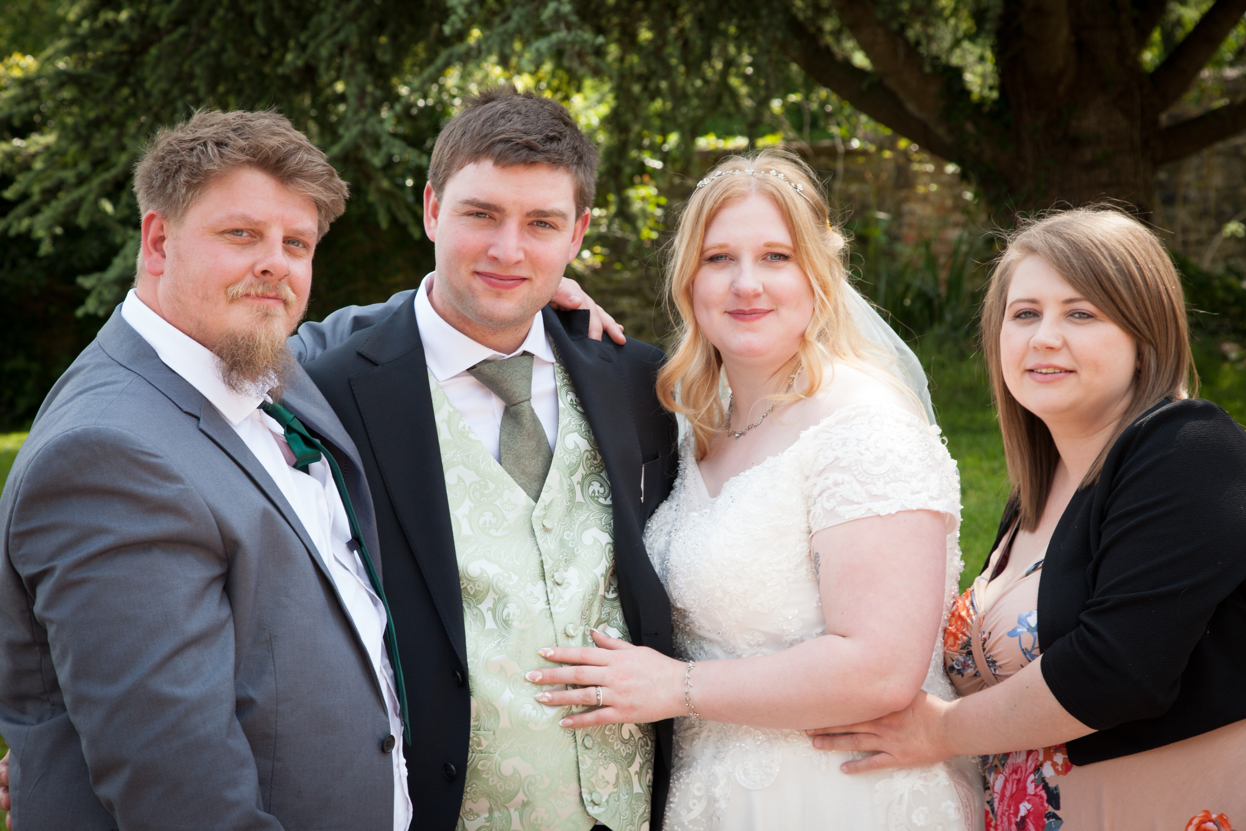 Shared wedding photo