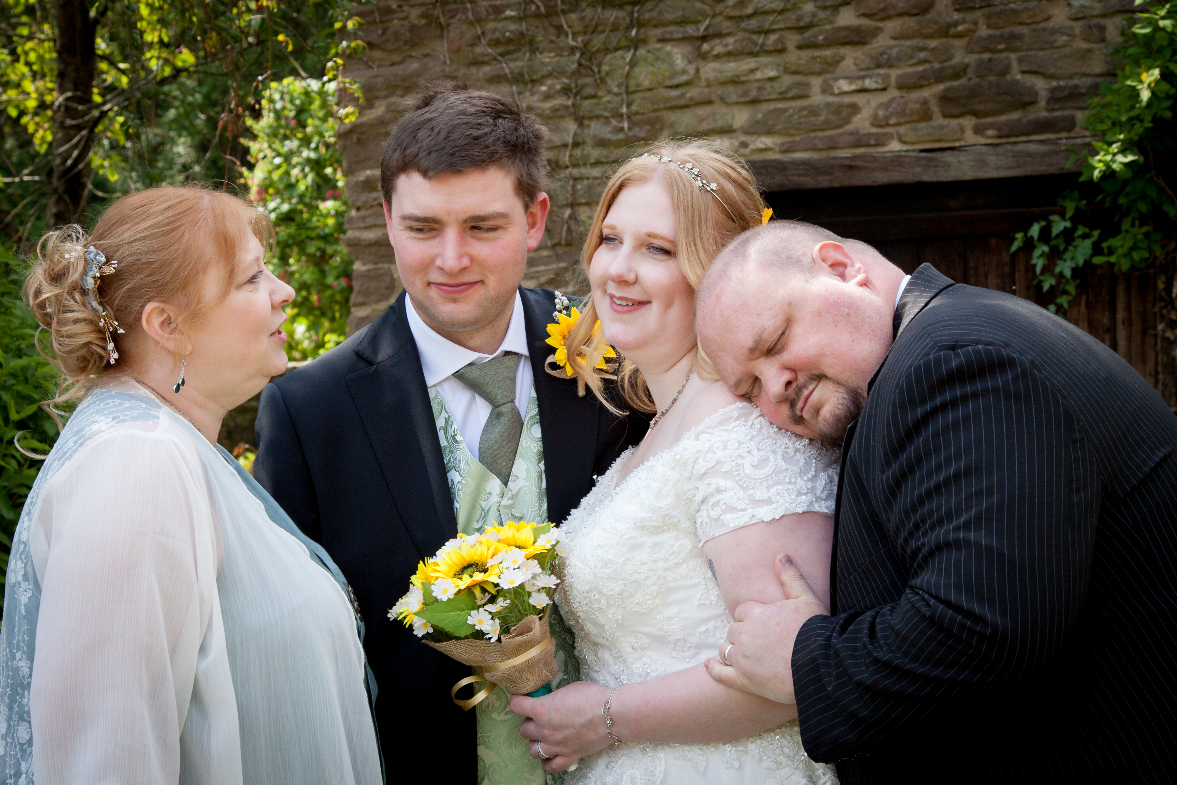 Shared wedding photo