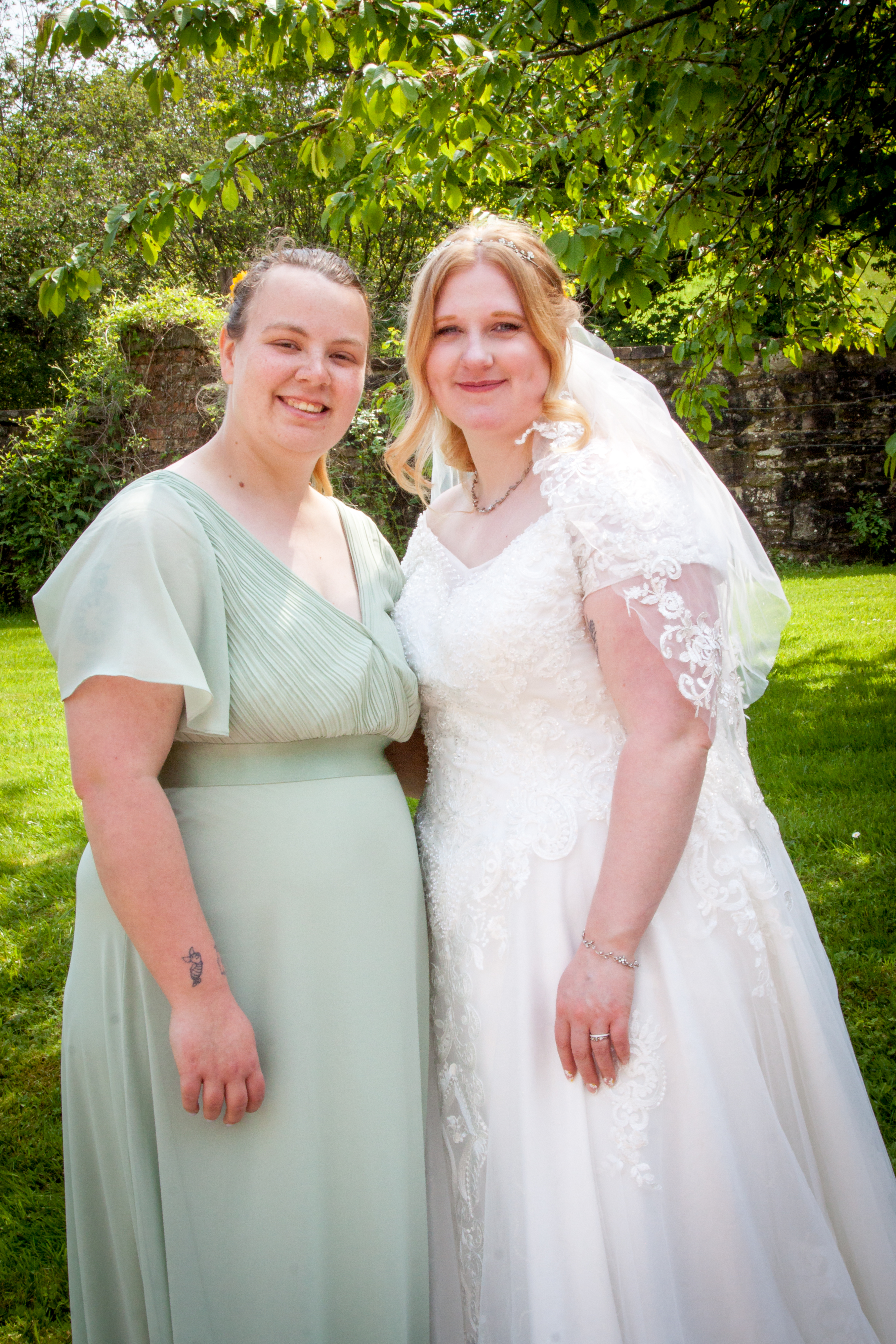 Shared wedding photo