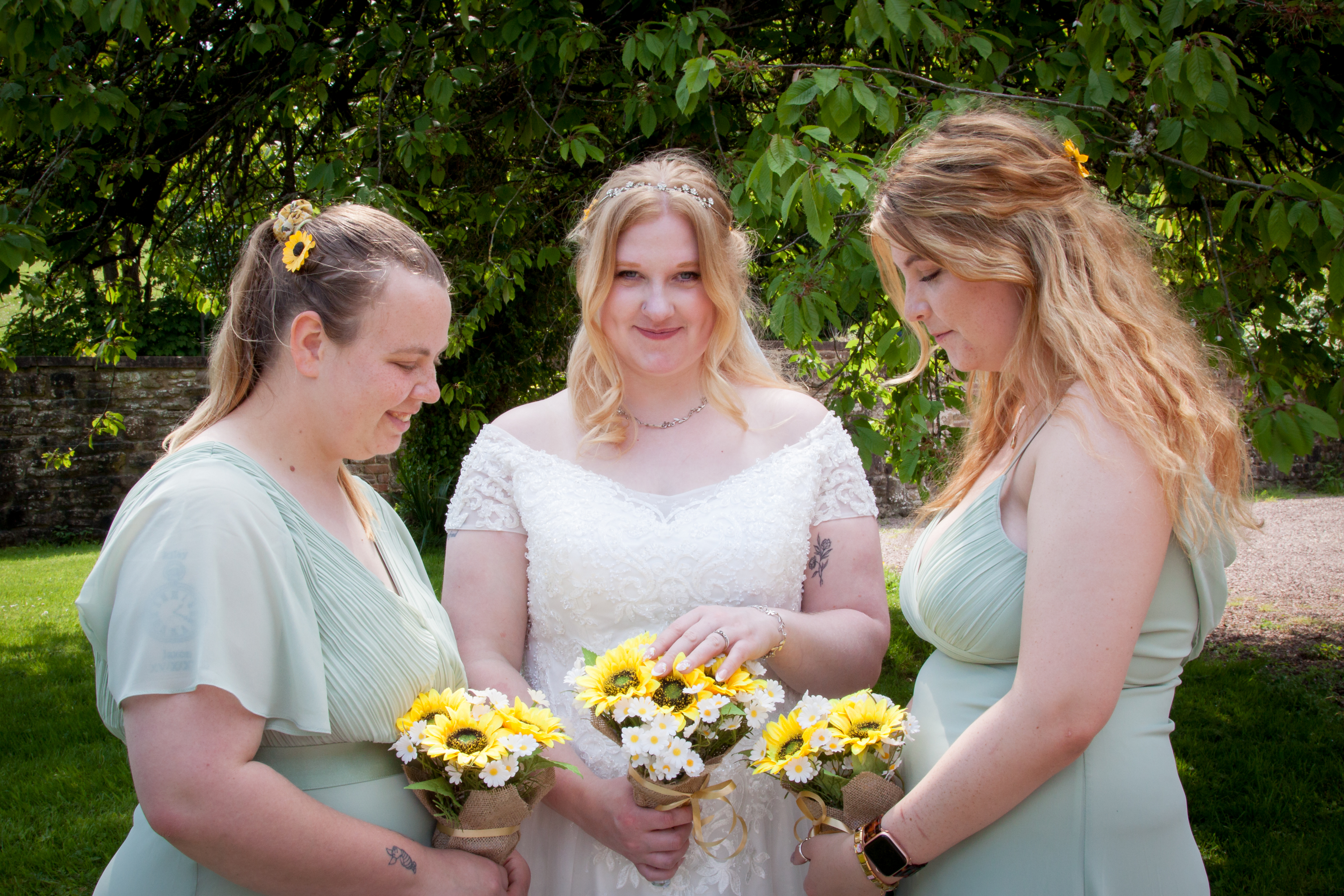 Shared wedding photo