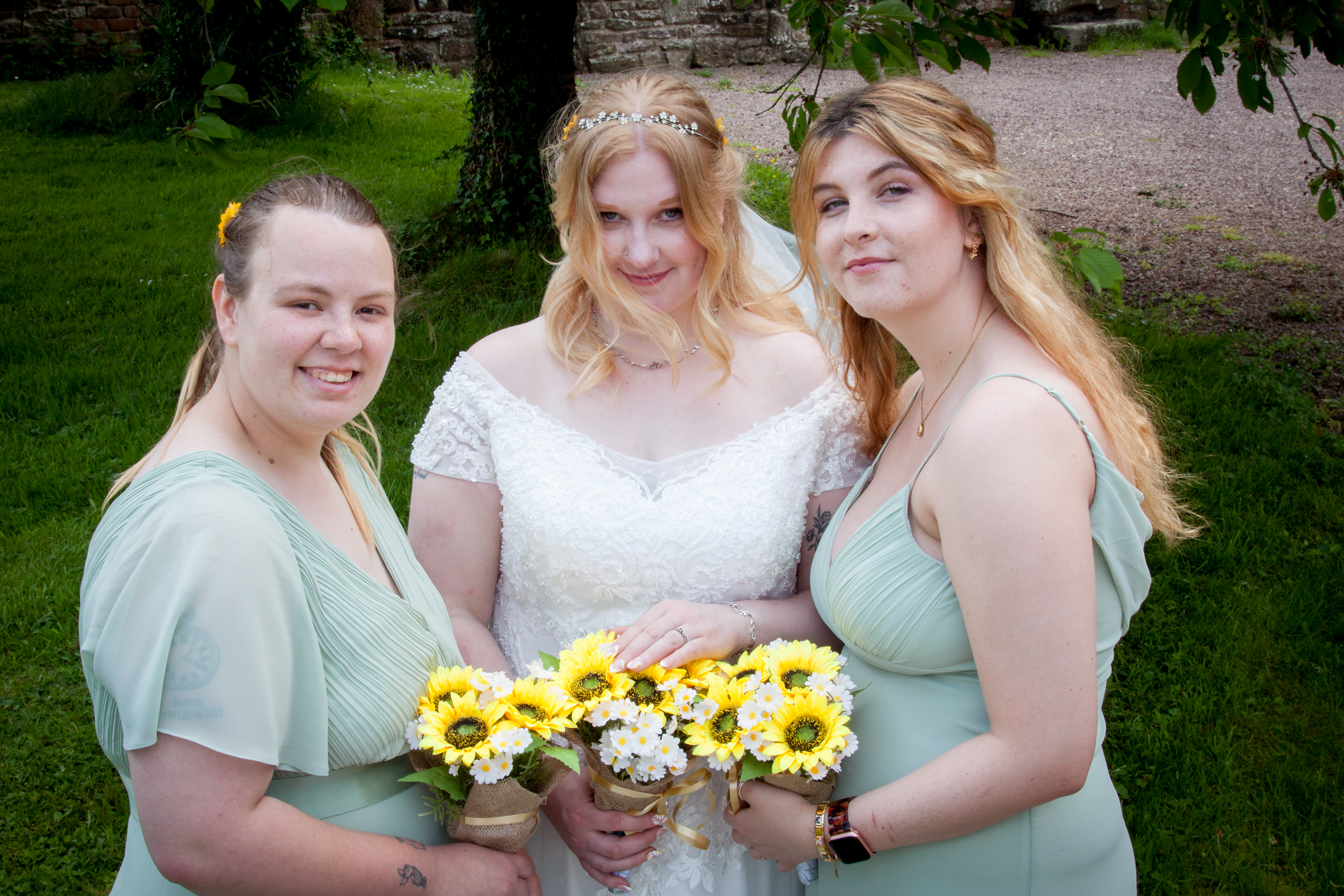 Shared wedding photo