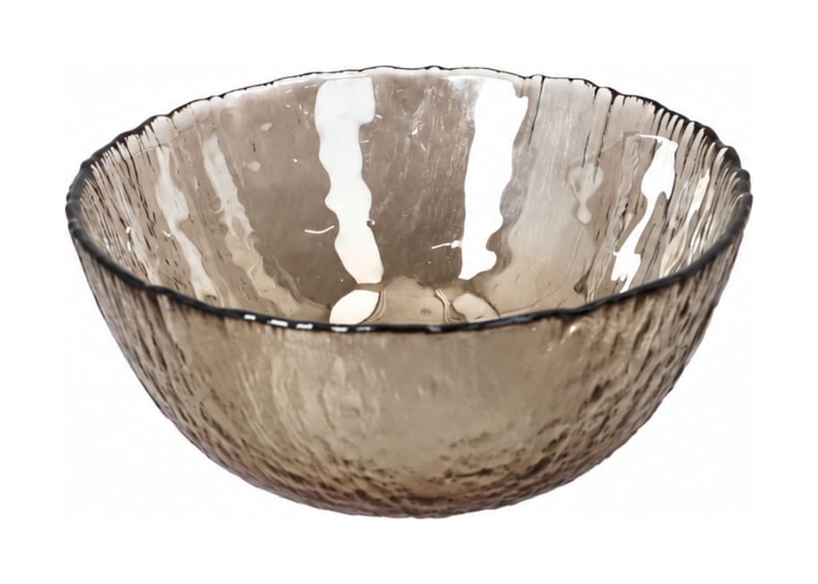 Brown Glass Cereal Bowl 14.4cm - default