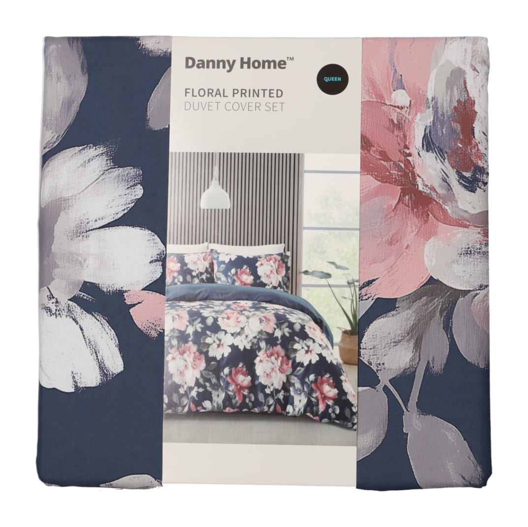 Floral Queen Duvet Cover Set  - default