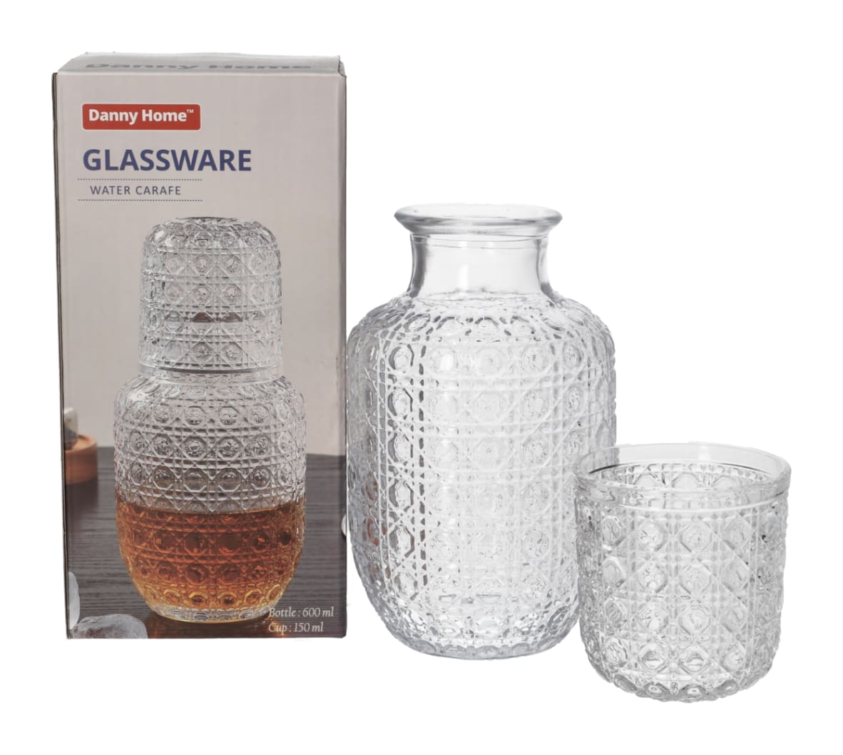 Whisky Carafe And Glass Set 2pcs 600ml - default