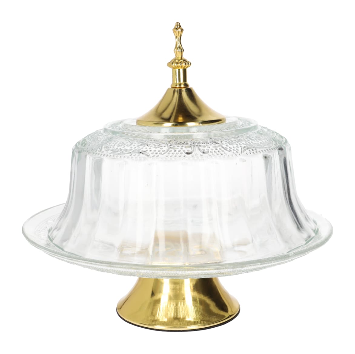 Glass Cake Stand 2pcs 25.3cm - default