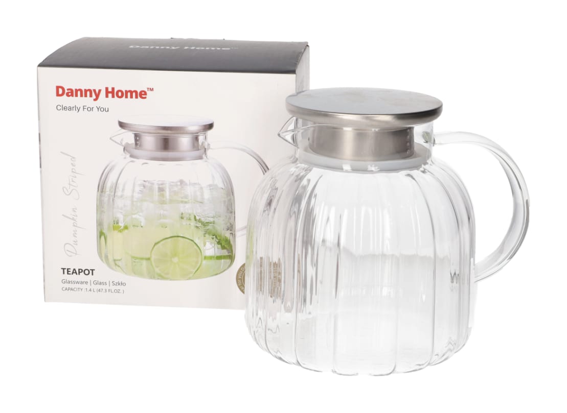 Glass Juice Jar With Lid 1.4L - default