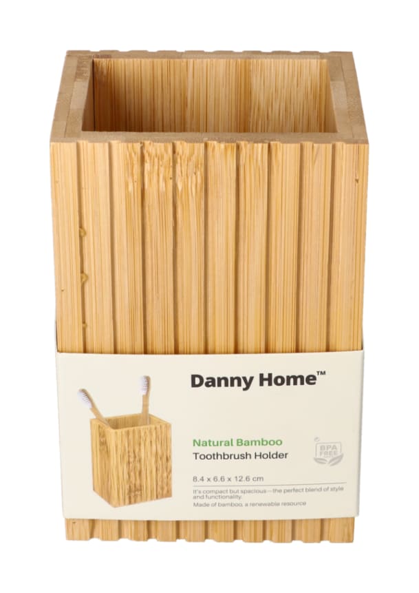 Bamboo Toothbrush Holder 8.5cm  - default