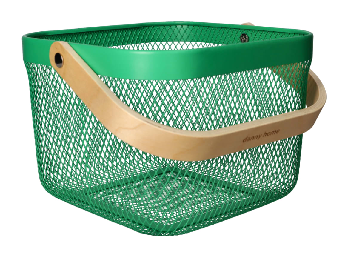 Mesh Stainless Steel Storage Basket 24cm  - default