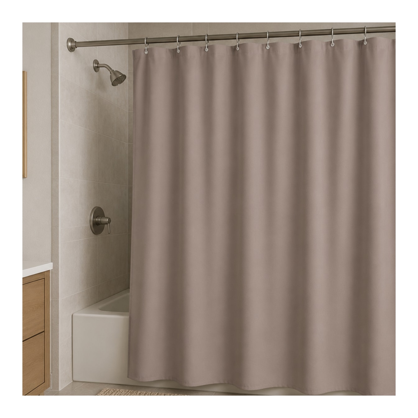  EVA &amp; PE Shower Curtain 180cm - default