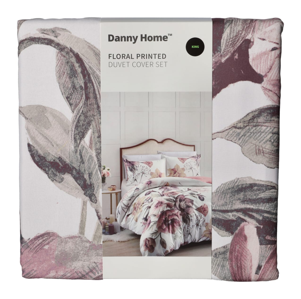 Polyester King Bed Duvet Cover 3pcs - default