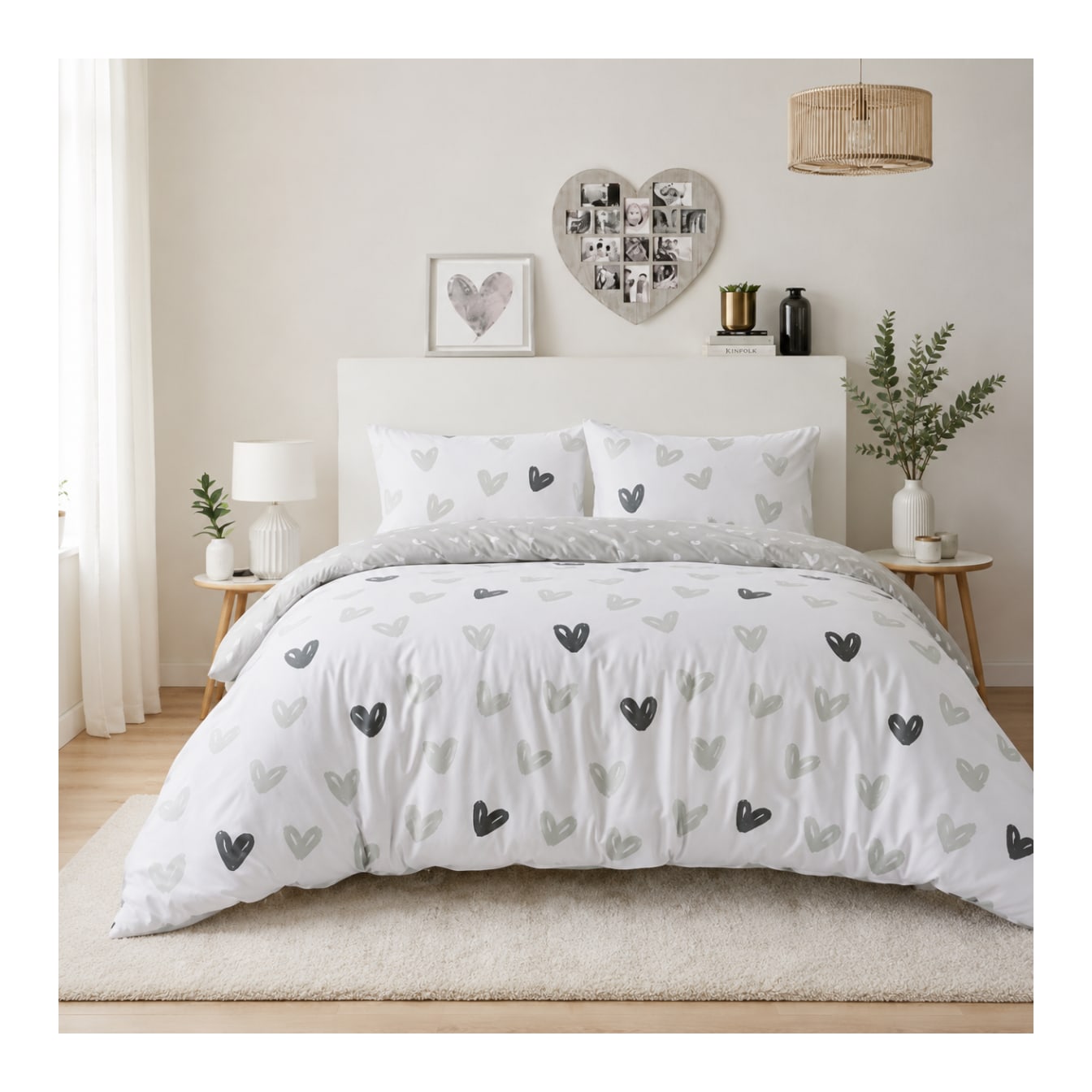 Polyester Single Bed Duvet Cover 2pcs 140cm  - default