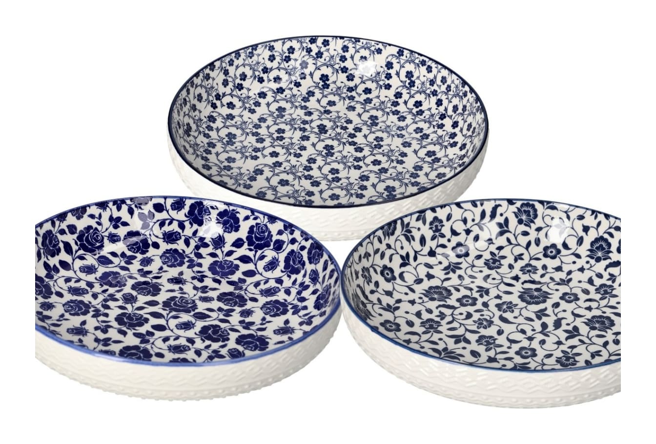 Floral Design Salad Bowl 31cm - default