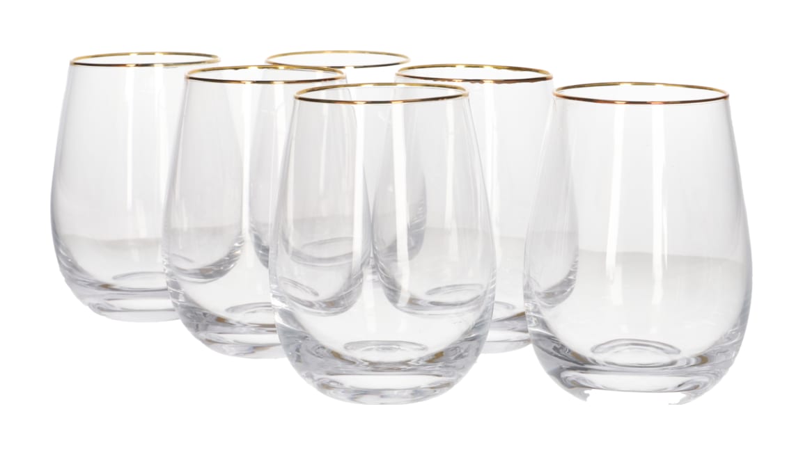 Short Tumbler Glass 450ml 6 pieces - default