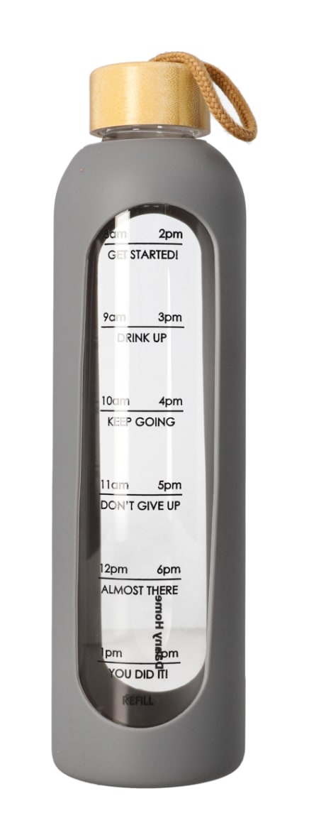 Borosilicate Glass Bottle With Silicone Cover 1L - default