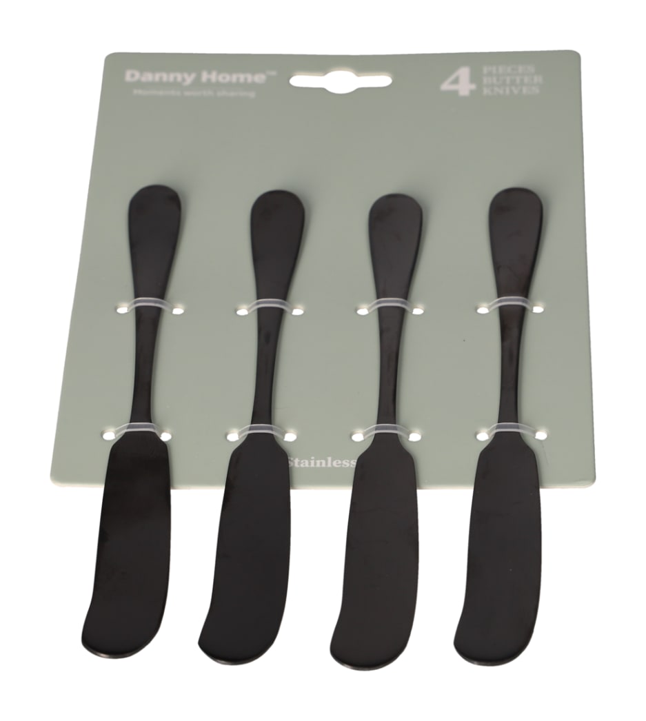 4-Piece Stainless Steel Butter Knife - default