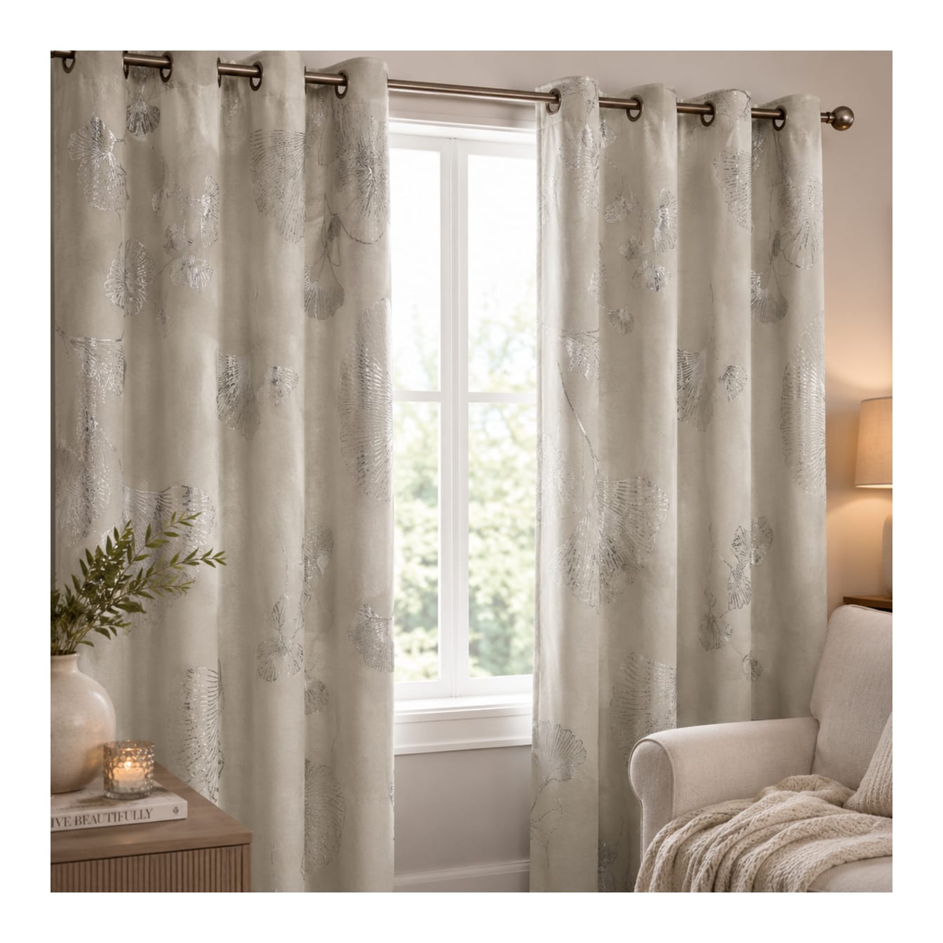 Blackout Window Curtain 132cm - default