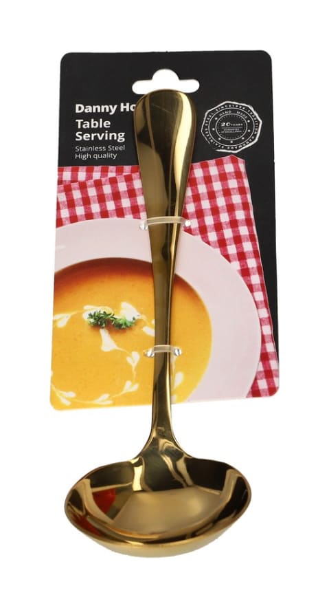 Gold Soup Server Spoon 20m - default