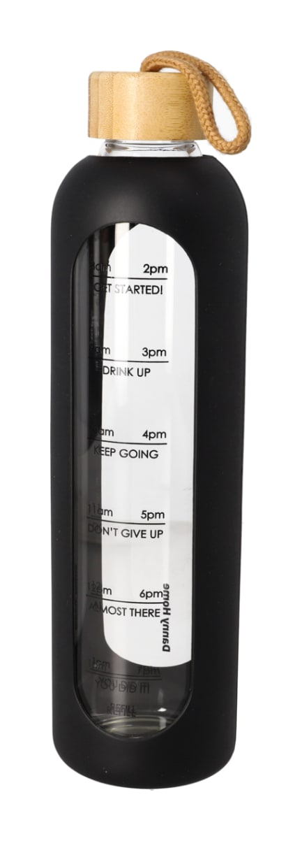 Borosilicate Glass Bottle With Silicone Cover 1L - default