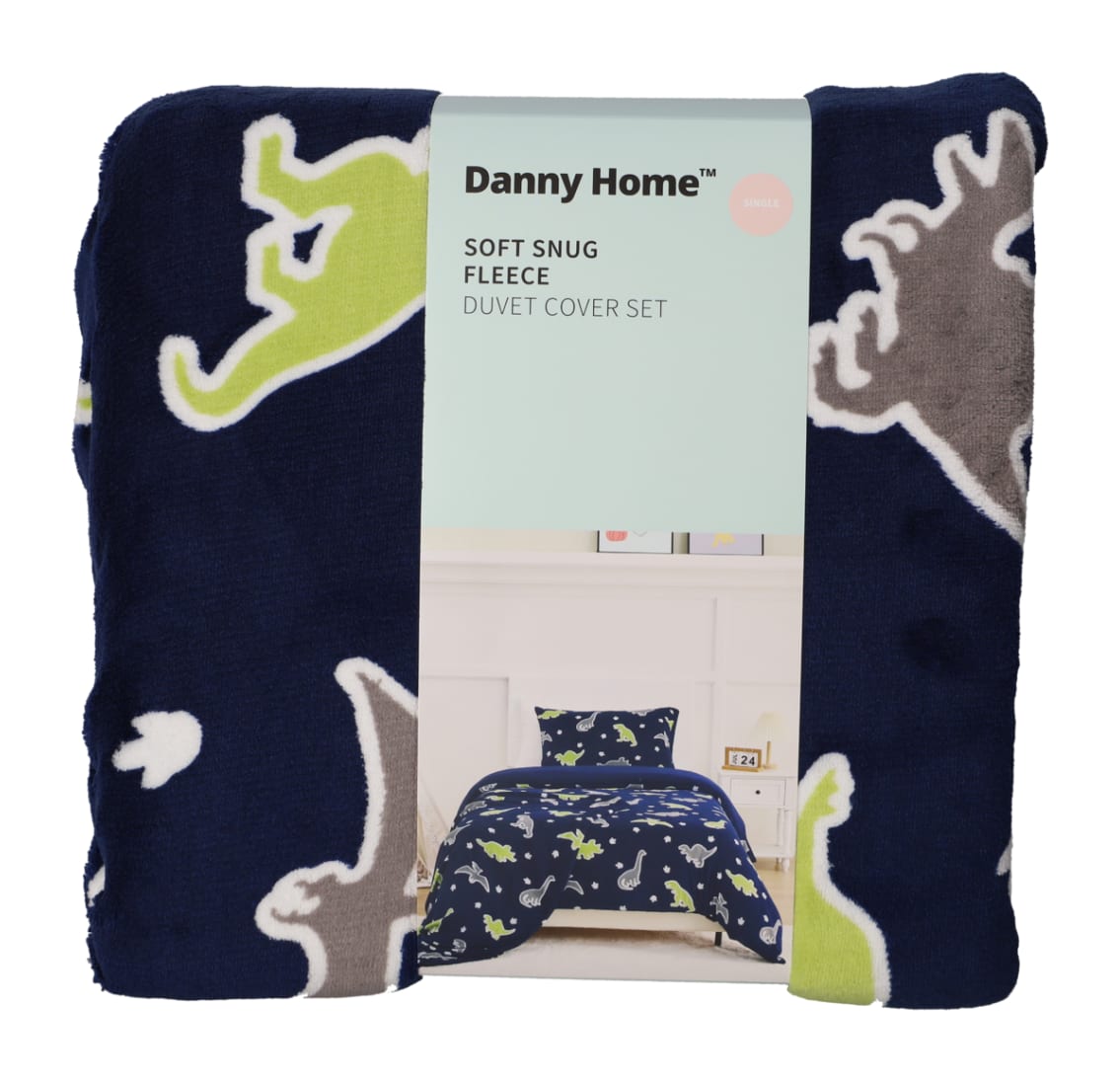 Soft Snug Fleece Single Duvet Cover Set - default