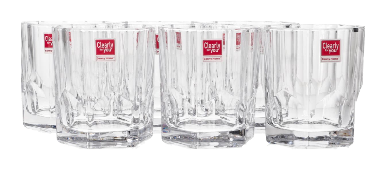 6 Whiskey Glasses 328ml - default