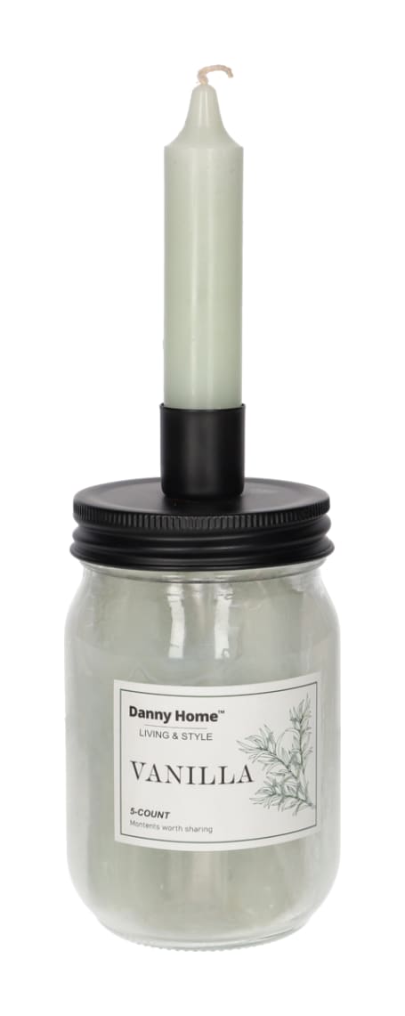 Vanilla Aromatherapy Candle set With Holder - default