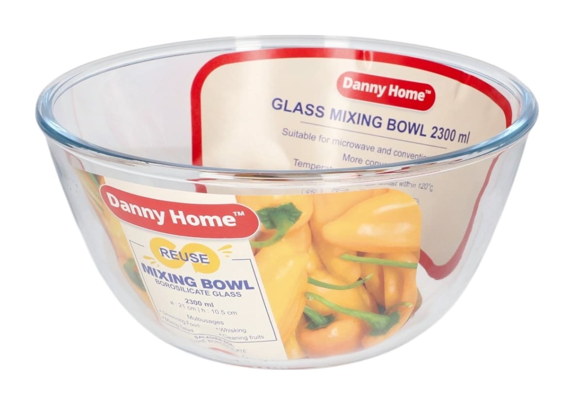 Borosilicate Glass Salad bowl 2300ml  - default