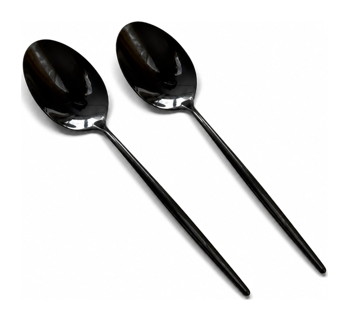Black Dinner Spoon 2pcs  - default
