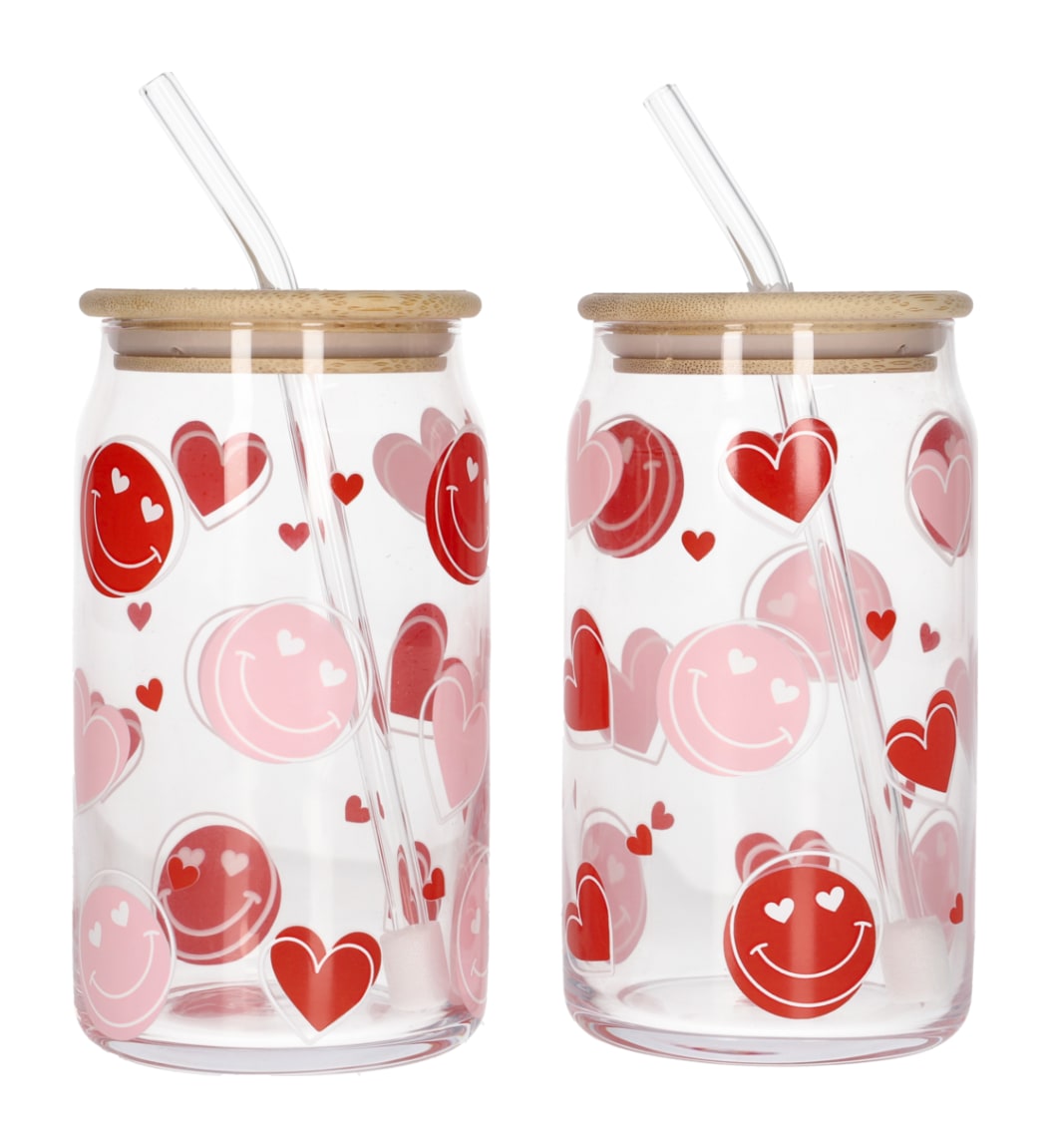 Cola Drinking Glass Cup 2pcs 500ml - default