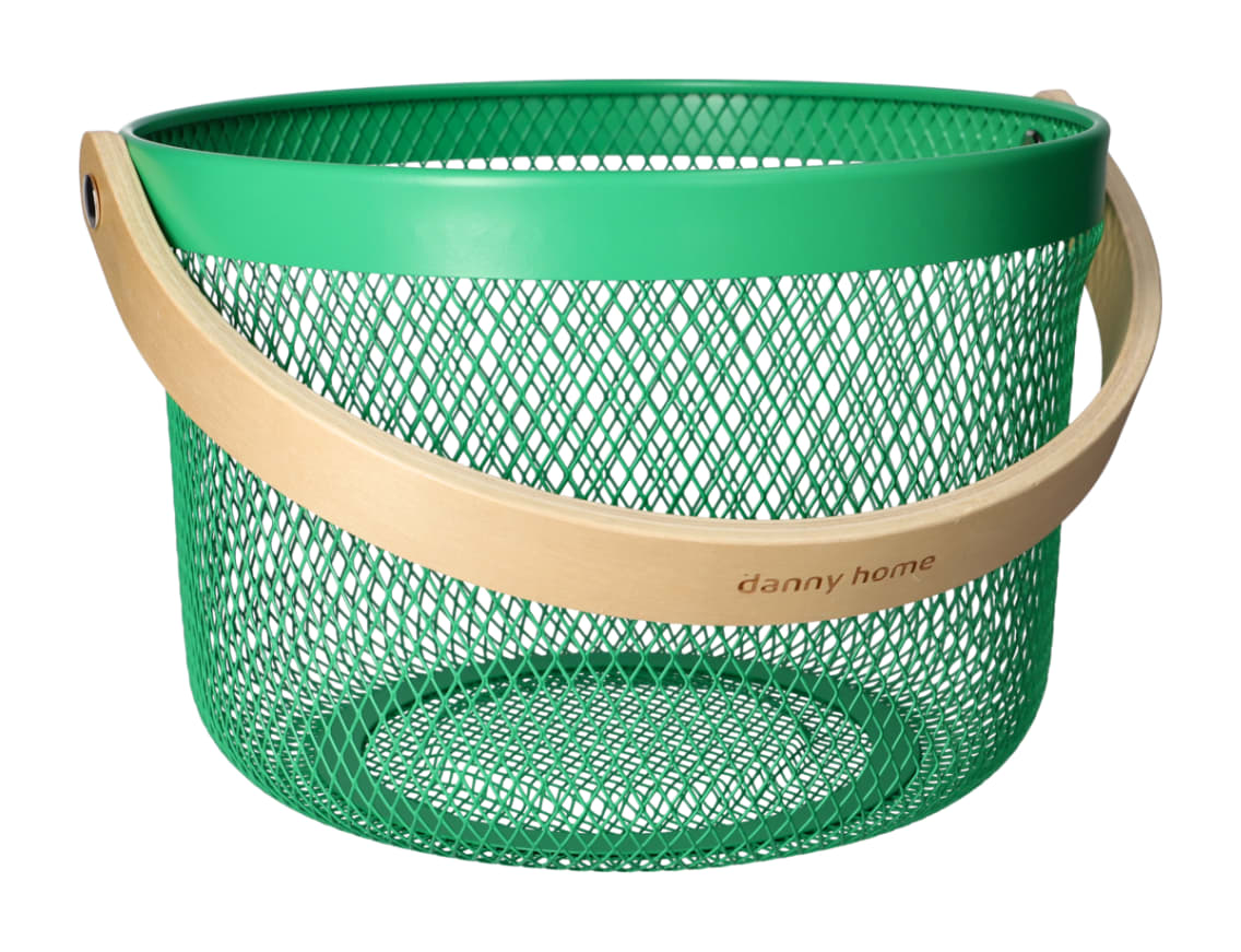 Mesh Stainless Steel Storage Basket 26cm  - default