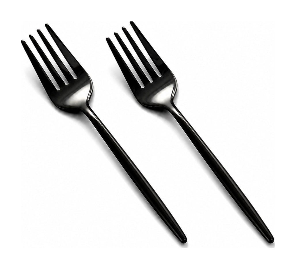 Black Tea Fork 2pcs  - default