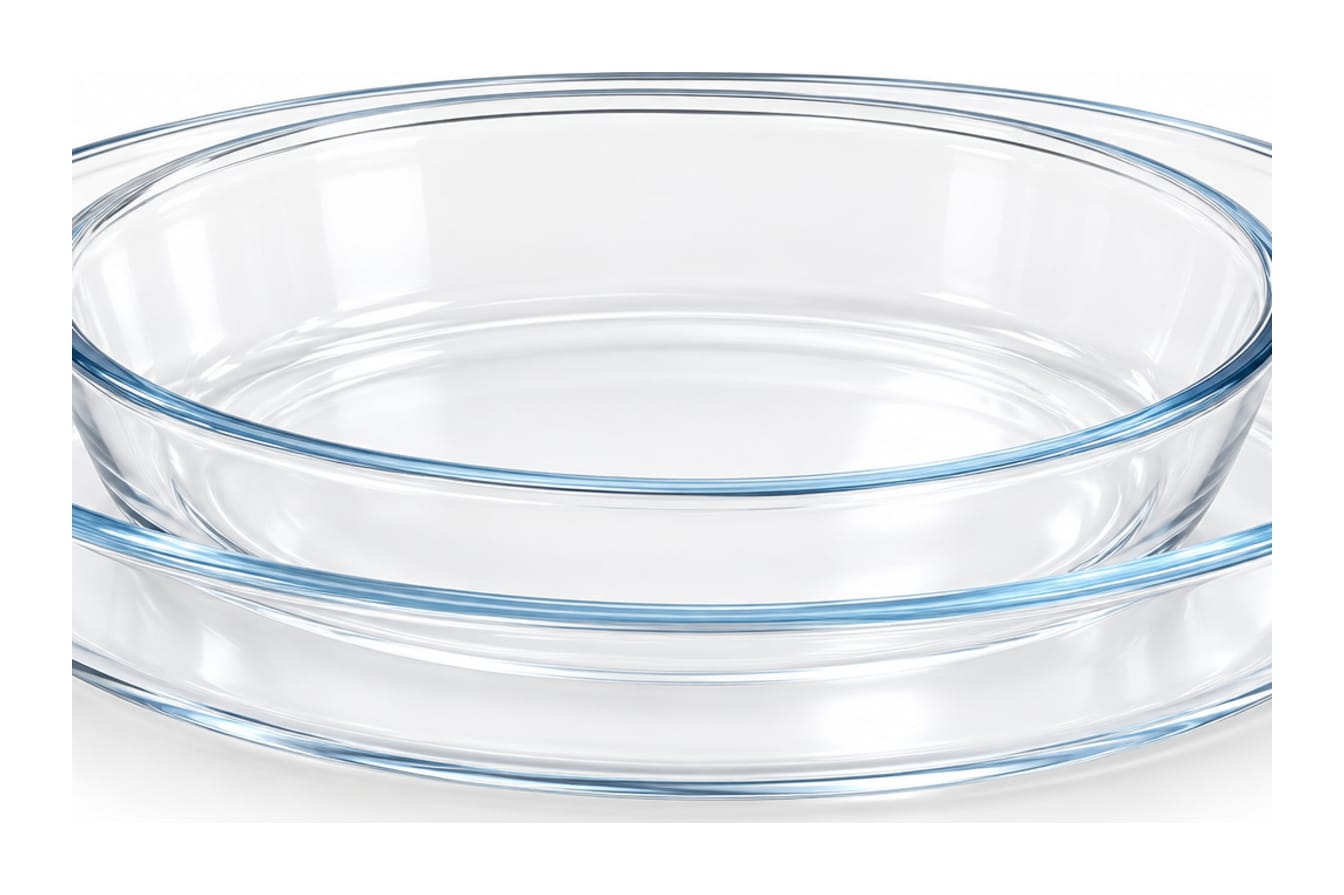 Oval Baking Pan Set 2pcs 1.6L+3.0L  - default