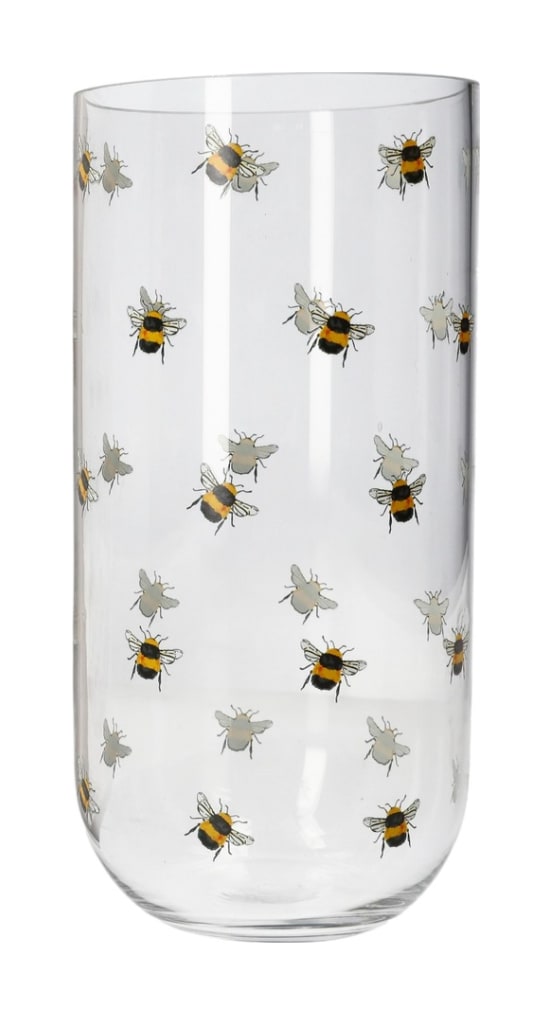 Glass Flower Vase 25cm  - default