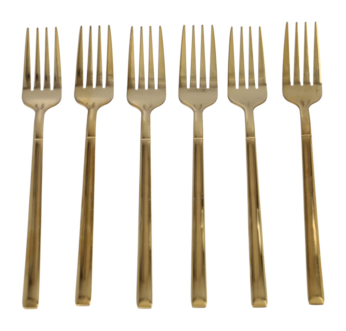 Gold Dinner Fork 6pcs ﻿20.8cm - default