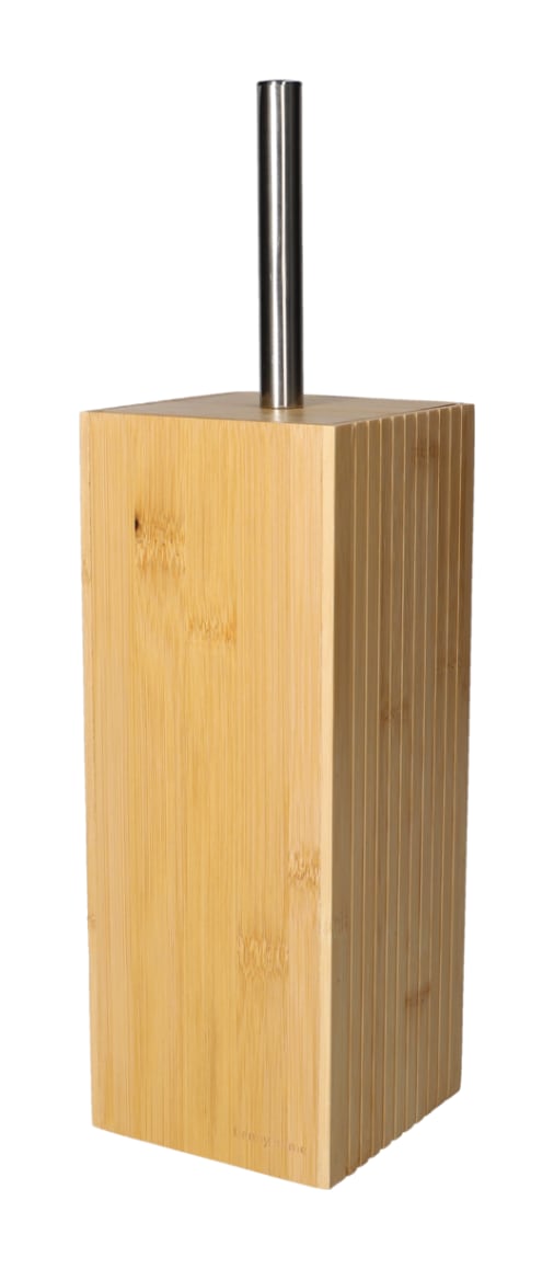 Toilet Brush With Bamboo Bowl 37cm  - default