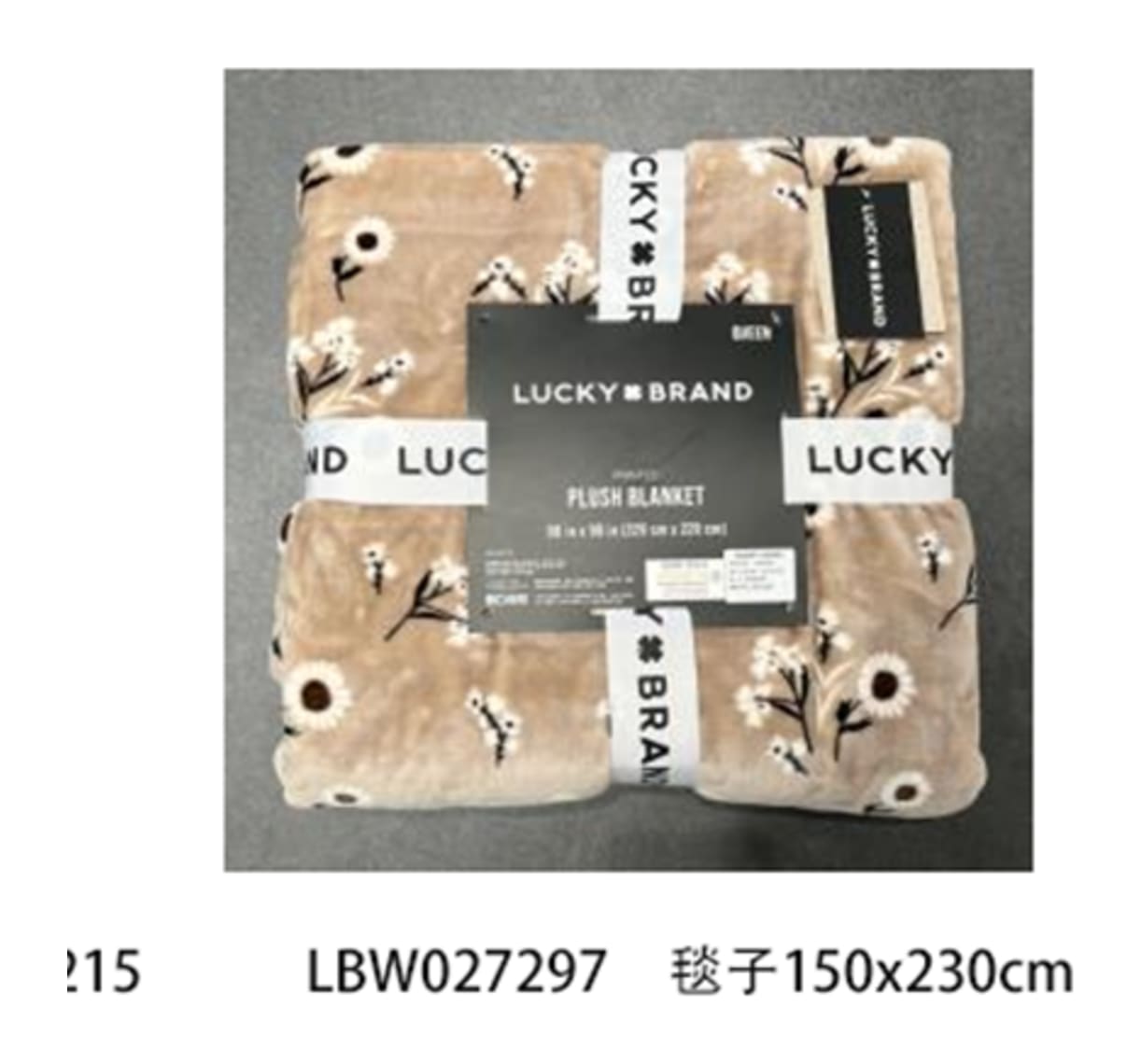 Twin Plush Blanket 168cm  - default