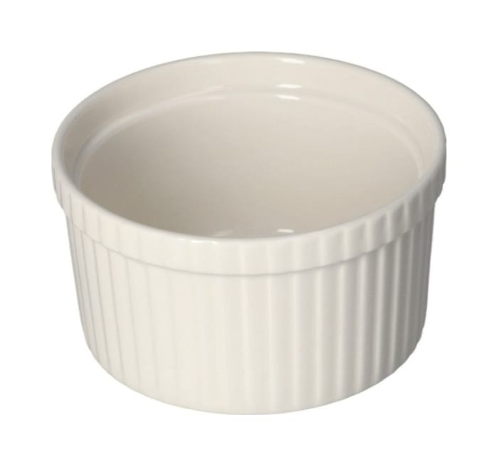 White Cake Dish Ramekin 3.5" - default