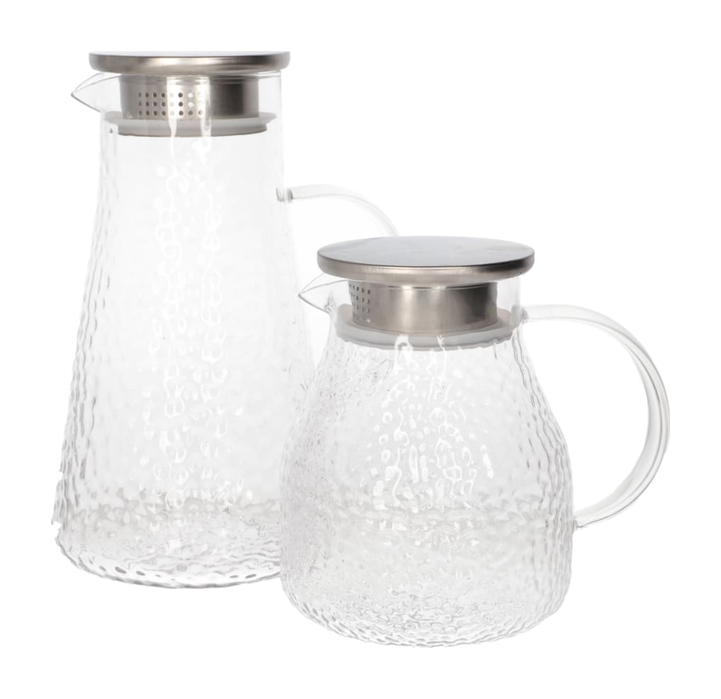Glass Juice Jar With Lid 1.1L - default